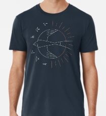 Camiseta premium para hombre Tragarse el sol