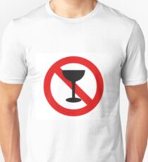 signal no alcohol Unisex T-Shirt