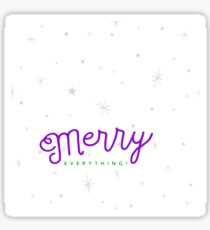 Merry Everything - Christmas Greeting Sticker