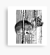 Rabbitiger #redbubble #decor #buyart #artprint Canvas Print
