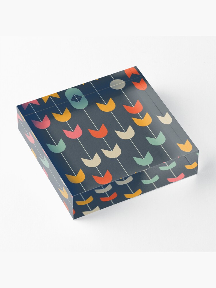 Alternate view of Tulips Acrylic Block
