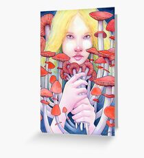 Keeper of the Scarlet Garden Greeting Card