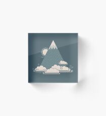 Cloud Mountain Acrylic Block