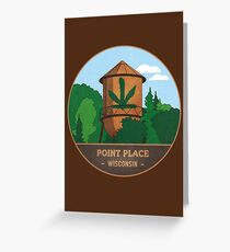 Point Place Water Tower Greeting Card