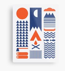 Simplify Metal Print