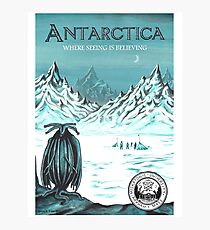 Antarctica - where seeing is believing Photographic Print