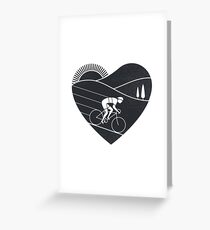Love Cycling Greeting Card