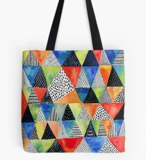 Doodled Geometry Tote Bag