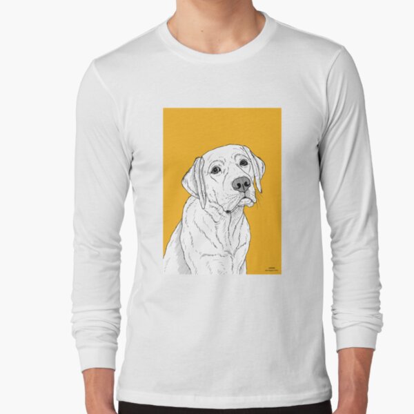 Labrador Dog Portrait Long Sleeve T-Shirt