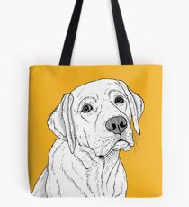Labrador Dog Portrait Tote Bag