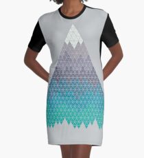 Many Mountains Graphic T-Shirt Dress