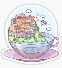 Tea Town Sticker