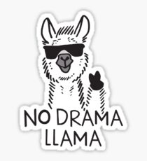 No drama llama Sticker