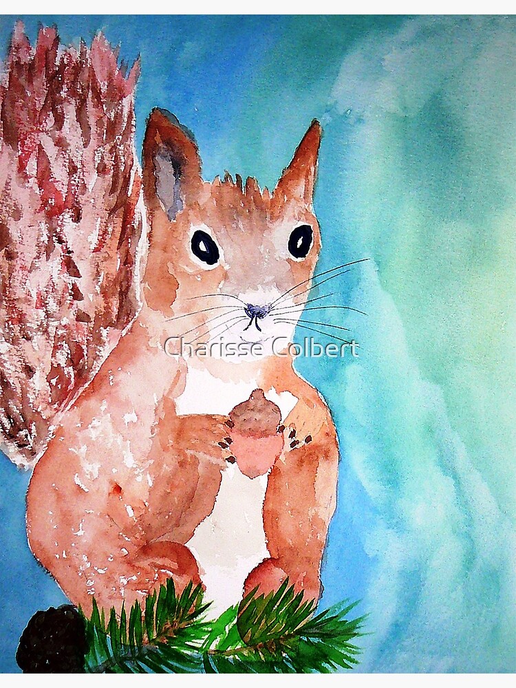 Red Squirrel by charissecolbert