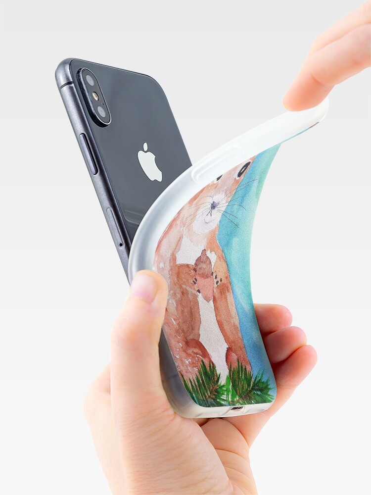 Alternate view of Red Squirrel iPhone Case & Cover
