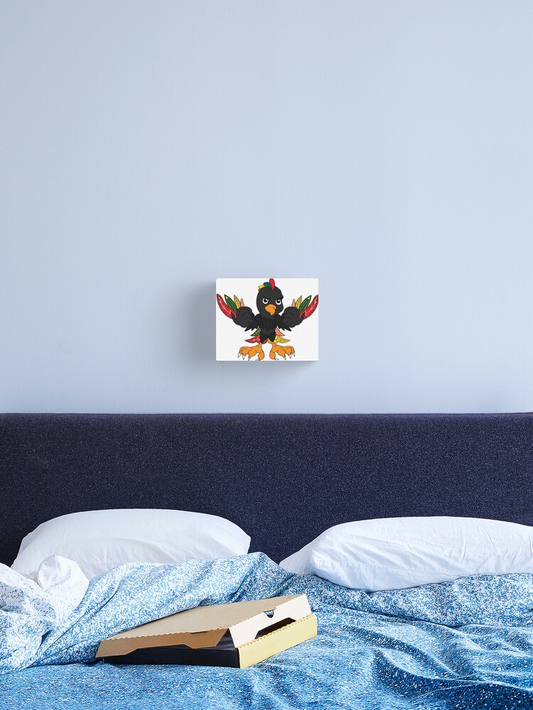 Chicago Blackhawks Kids Logo Canvas Print By Slice Of Pizzo