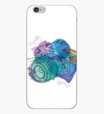 Aquarell dSLR auf Weiß iPhone-Hülle & Cover