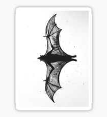 Black Vampire Bat Sticker