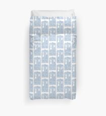 Dr Who Wordart Duvet Cover
