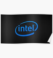 Intel logo Poster