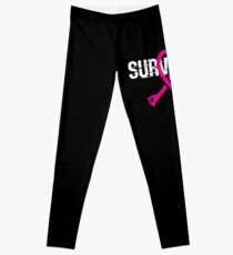 Survivor Breast Cancer Cowboy Rope Leggings