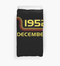 December Vintage Retro Birthday 1952 65th T-Shirt Sweater Hoodie Iphone Samsung Phone Case Coffee Mug Tablet Case Gift Duvet Cover