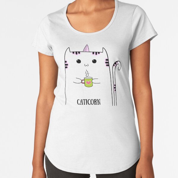 Caticorn Premium Scoop T-Shirt