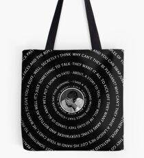 From the Ritz to the rubble - type Tote Bag