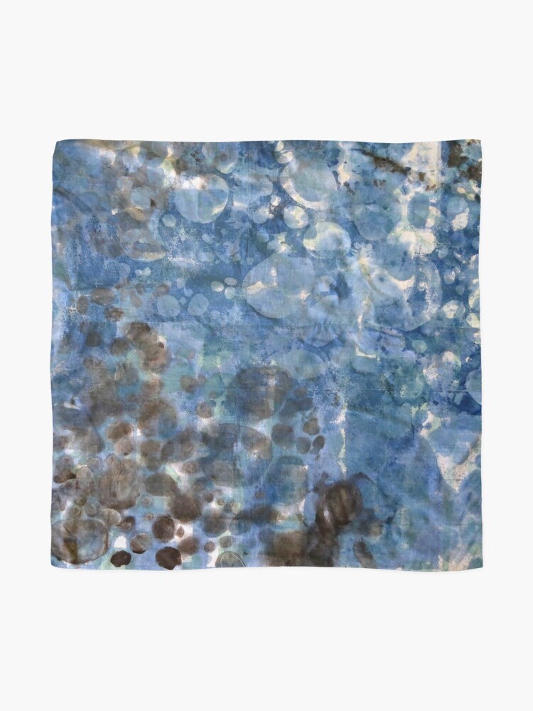 Alternate view of Dappled Light on Water Scarf