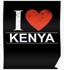 I Love Kenya Gift For Kenyan KENYA T-Shirt Sweater Hoodie Iphone Samsung Phone Case Coffee Mug Tablet Case Poster