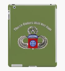 82nd AirBorne Colors will not run iPad Case/Skin