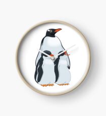 Penguin Party Clock