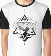 Saturn's Return in Sacred Geometry Graphic T-Shirt