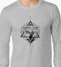 Saturns Rückkehr in der Heiligen Geometrie Langarmshirt