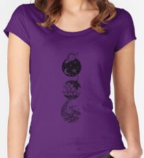 Star Dust to Sea Foam Fitted Scoop T-Shirt