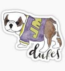 Watercolor Duke Dog Sticker
