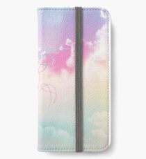 Lieben Sie sich ihre Pastellwolken BTS Bangtan Kpop Merch iPhone Flip-Case/Hülle/Skin