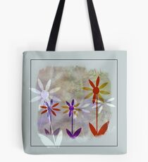 Three Flowers Tote Bag