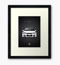 Nissan Skyline GT-R (R34) Framed Print