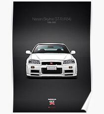Nissan Skyline GT-R (R34) Poster