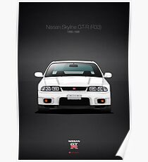 Nissan Skyline GT-R (R33) Poster