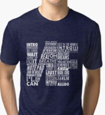 NF - Word Collaboration Design Tri-blend T-Shirt