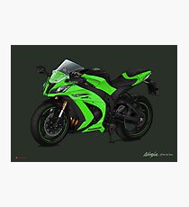 Kawasaki Ninja ZX-10R 2011 Photographic Print