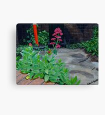 Beautiful Pink Colored Flower Not A Weed Canvas Print