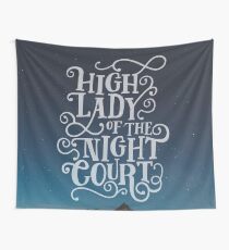 Hohe Dame des Nachtgerichts - Sternenhimmel Wandbehang
