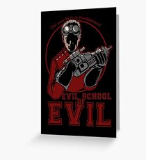 Dr. Horrible's Evil School of Evil CARD Greeting Card