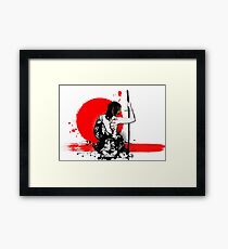 Trash Polka - Female Samurai Framed Print