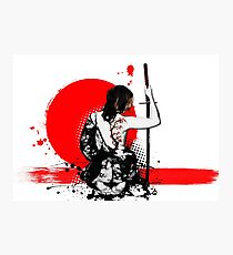 Trash Polka - Female Samurai Photographic Print