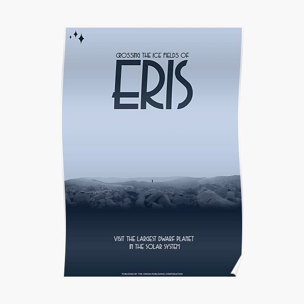 Art Deco Space Travel Poster - Eris Poster