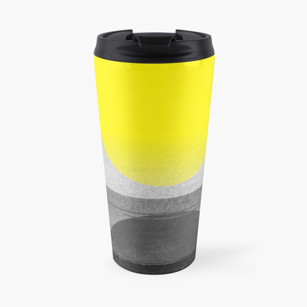 "Yellow abstract " Travel Mug by nileshkikuchise Redbubble